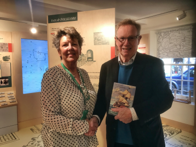Sandra Withington, Curator and Randal Charlton, Author of The Wicked Pilgrim
