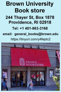 Brown University Book Store contact info for The Wicked Pilgrim book