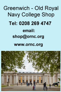 Old Royal Navy College Shop contact info for The Wicked Pilgrim book